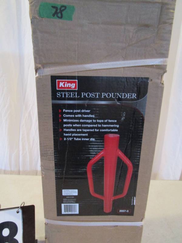 lot 78 image: Steel Post Pounder