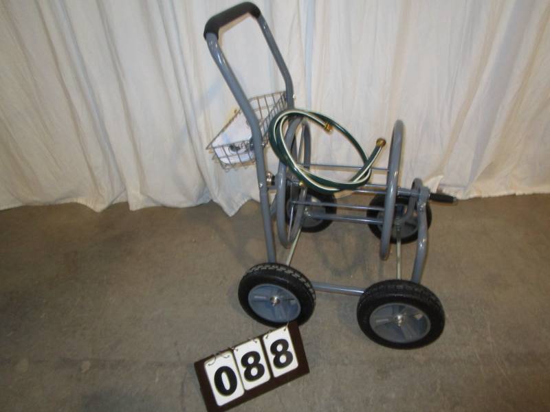 lot 88 image: Garden Hose Reel Cart