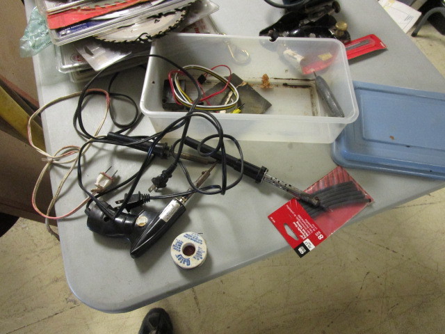 lot 107 image: SOLDERING IRONS AND ACCESSORIES