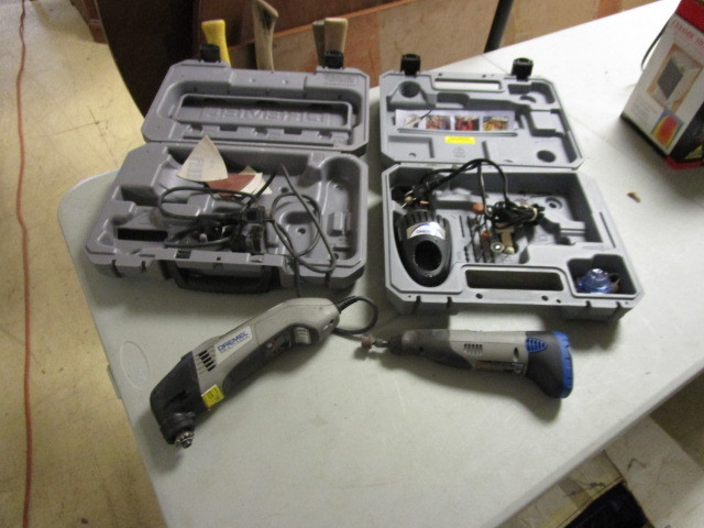 lot 110 image: DREMAL CORDLESS AND MULTI-MAX TOOLS