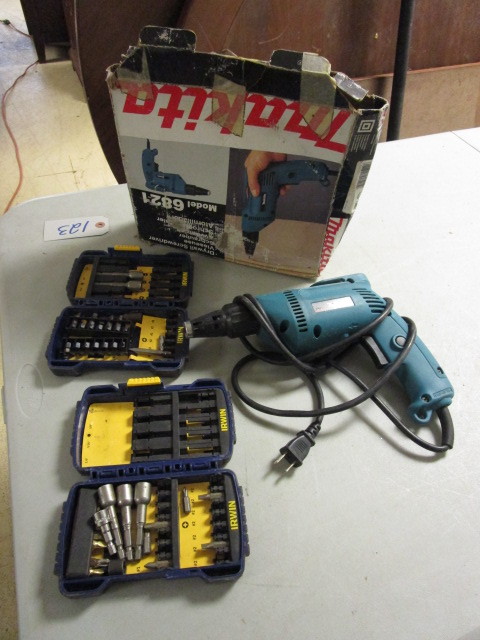lot 123 image: MIAKITA DRILL AND ACCESSORIES