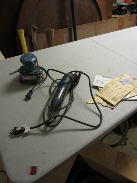 lot 124 image: TWO ELECTRIC SANDERS