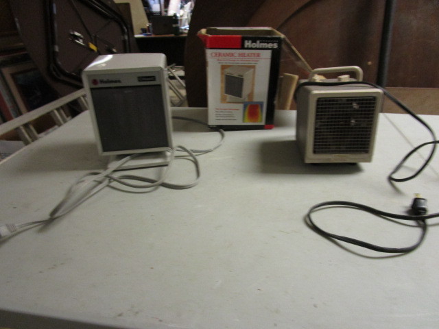 lot 132 image: TWO SMALL SPACE HEATERS