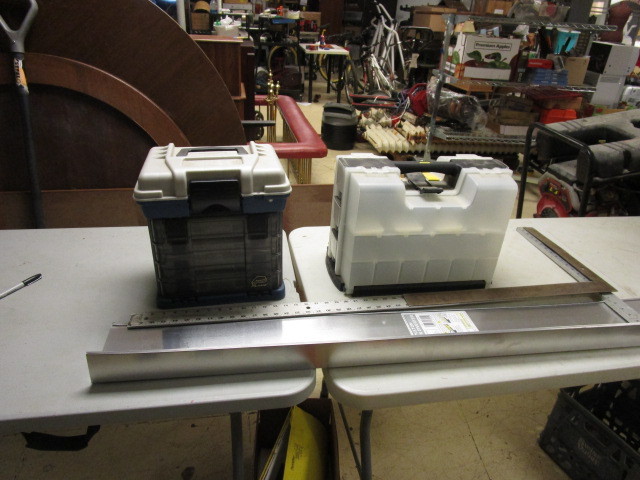 lot 140 image: STANLEY TOOLBOX, PLANO STORAGE BOX AND MORE