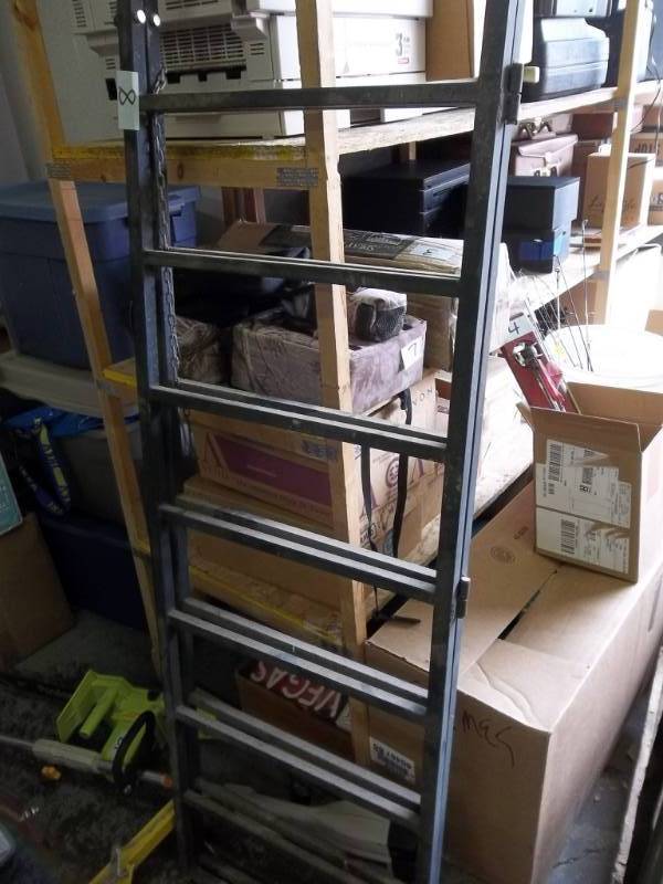 lot 8 image: Folding Steel Ramp 65 Long X 43 Wide