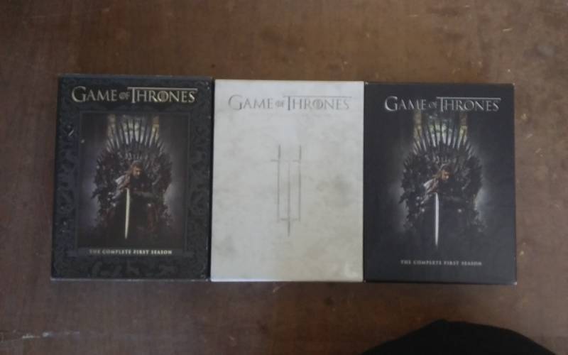 lot 40 image: Game Of Thrones Boxed Sets (2-Season 1, 1-Season 3)