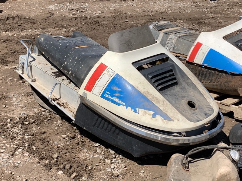 lot 8 image: Harley Davidson Snowmobile Parts