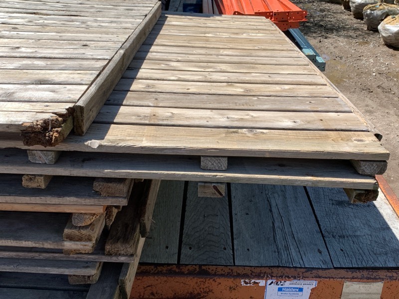 lot 6 image: Lot Of Cedar-Board Dock Decking