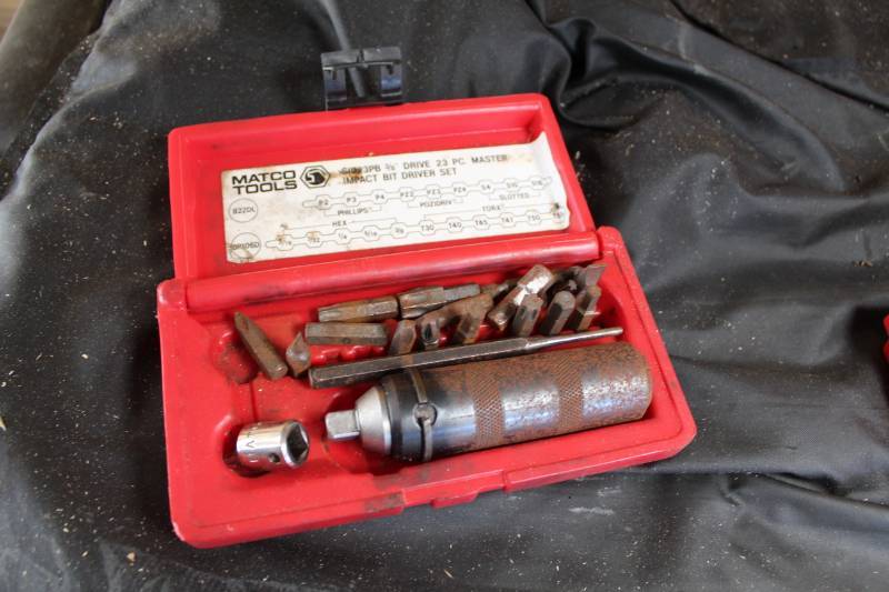 lot 149 image: Matco Tools 38in. Drive 23-Piece Master Impact Driver Set with Case