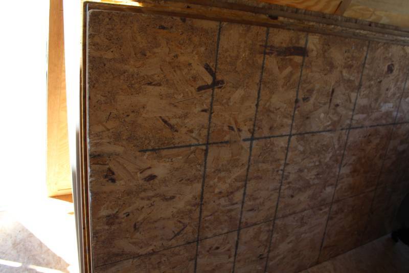 lot 198 image: Lot of (6) 4x8x12 inch thick Plywood Sheets