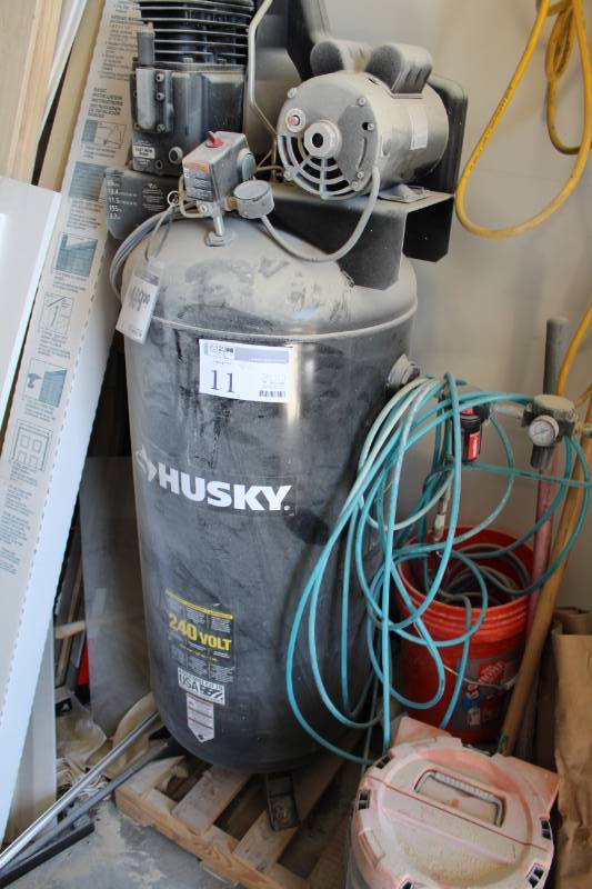 Husky 60 Gallon Air Compressor Brooklyn Park Construction Equipment Surplus Sale K Bid