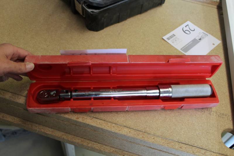 lot 104 image: Snap-on Torque Wrench with Case
