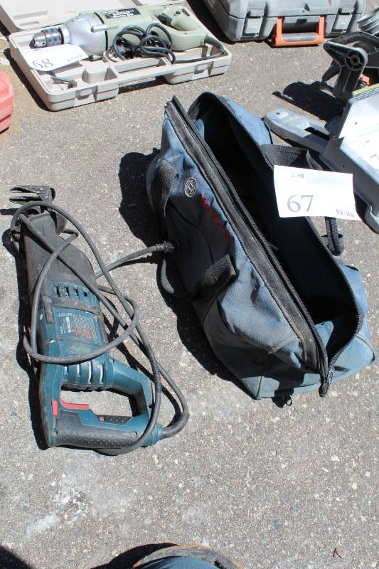 lot 67 image: Bosch Sawzall with Case