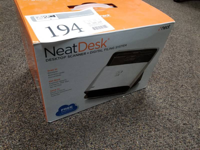 lot 194 image: NeatDesk Desktop Scanner & Digital Filing System