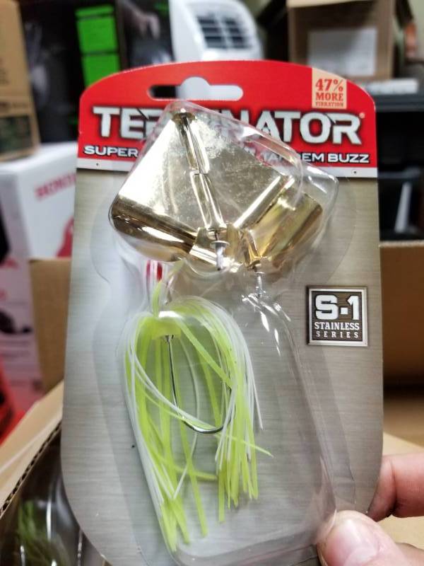 lot 186 image: Lot of (6) Terminator Fishing Lures