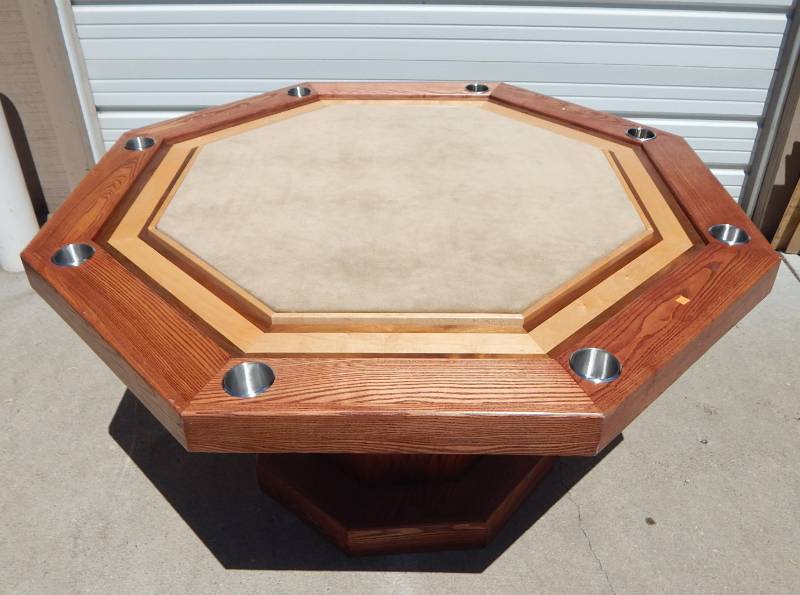 New Custom Built Eight Player Poker Gaming Table