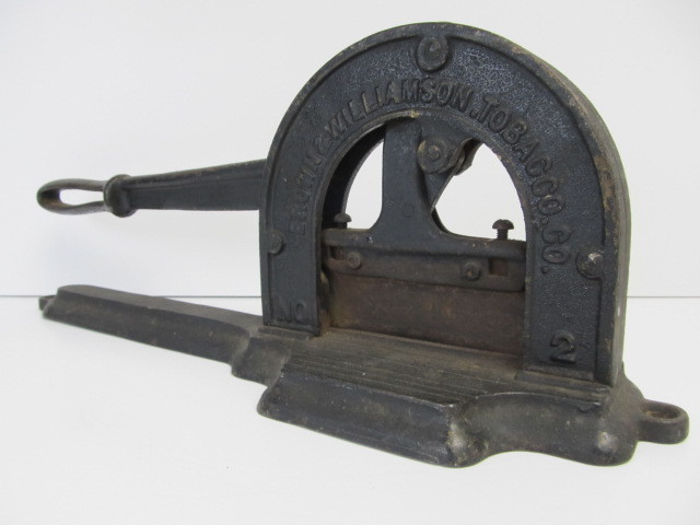 lot 222 image: Antique Brown & Williamson Cast Iron Tobacco Cutter