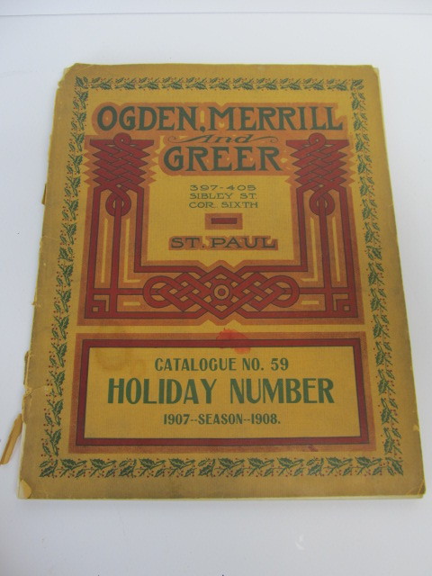 lot 28 image: Awesome Original Early 1900s Ogden, Merrill & Greer Saint Paul Store Catalog 
