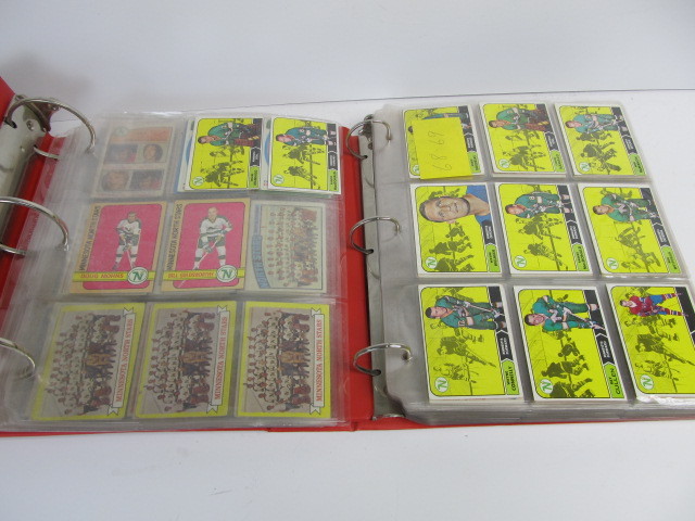 lot 84 image: Collection of Vintage Minnesota NORTH STARS Hockey Cards - Team sets