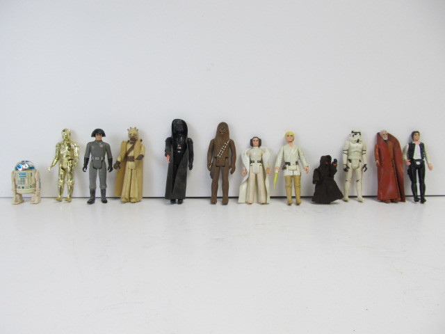 lot 95 image: Original 1977 STAR WARS Action Figures - The Original Twelve