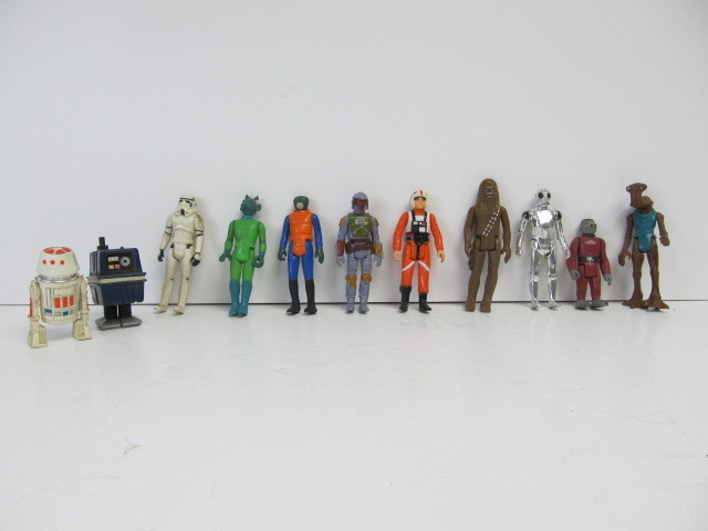 lot 96 image: Lot of Original 1970s STAR WARS Action Figures
