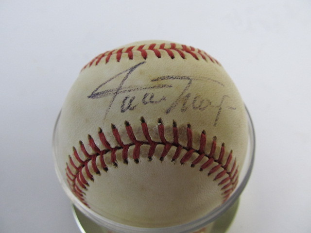 lot 138 image: Authentic WILLIE MAYS Autographed Baseball
