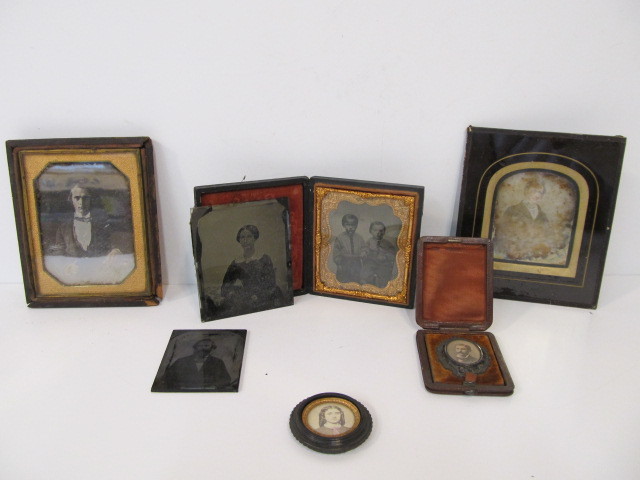 lot 170 image: Group of Early Antique Photographs