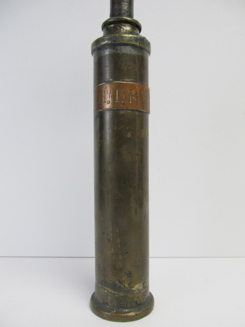 lot 119 image: Early Antique Brass Railroad Engineers Hand Torch
