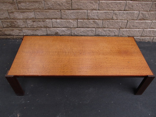 lot 7 image: Wonderful Hand Made Exotic Wood Coffee Table