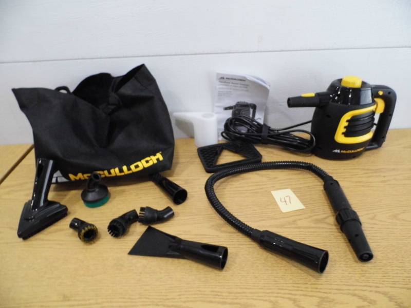 lot 47 image: New McCulloch Steam Cleaner