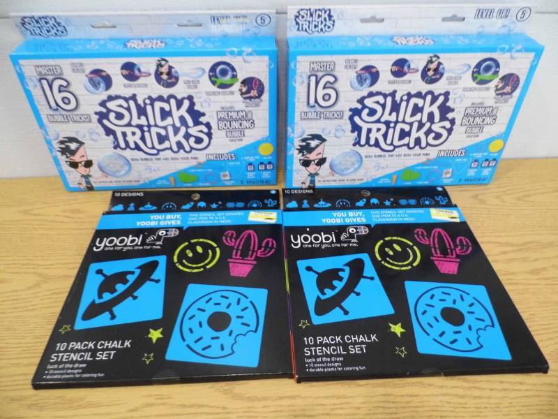lot 59 image: 2 Slick Tricks  - 2 Chalk Stencils
