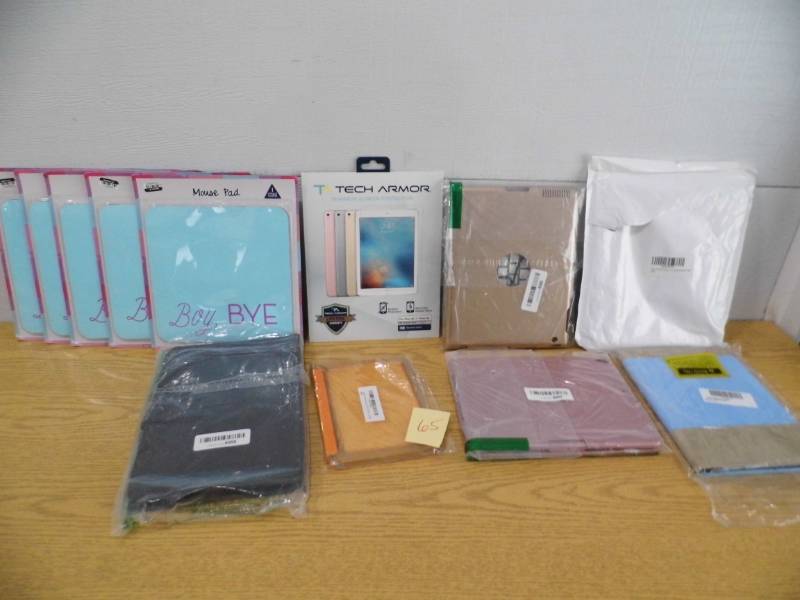 lot 65 image: Mouse Pads - Wireless Keyboard - Cases