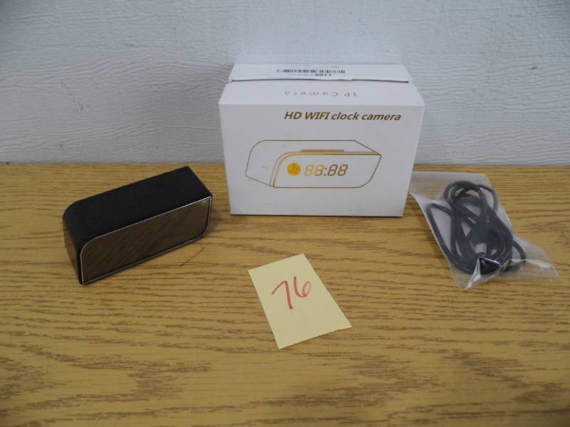 lot 76 image: Wifi Clock Camera
