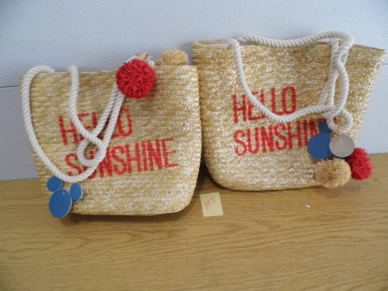 lot 107 image: Lot of 2 Hello Sunshine Bags