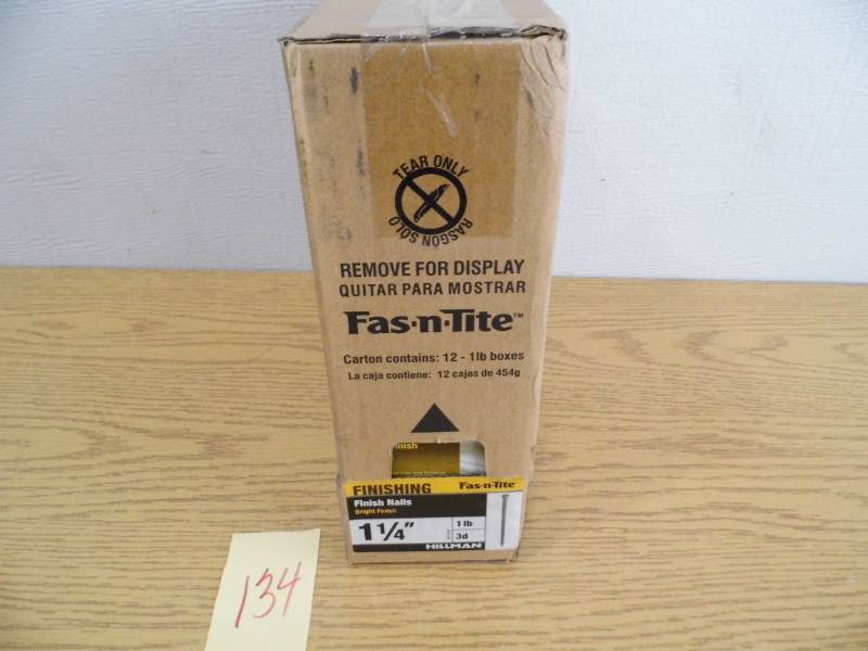 lot 134 image: Lot of 12 Fas-N-Tite Nails
