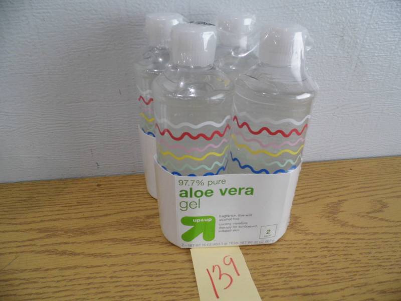 lot 139 image: Lot of 2 Packs Aloe Vera Gel