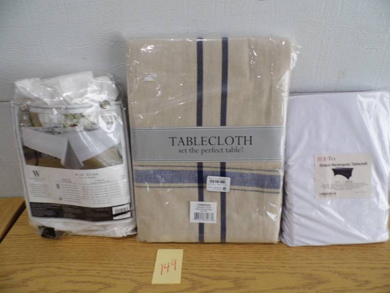 lot 149 image: Lot of 3 Table Cloths