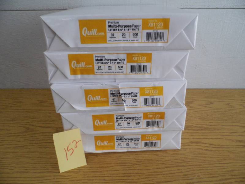lot 152 image: Lot of 5 Reams of Paper