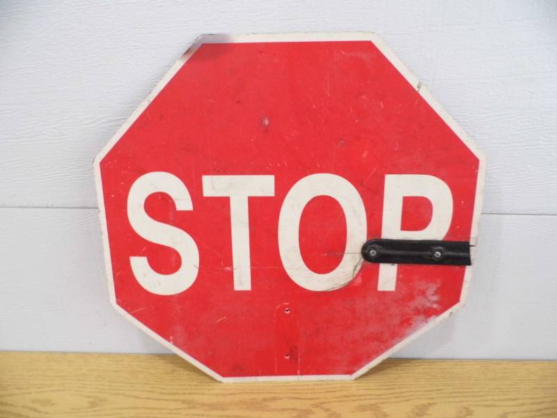 lot 175 image: Stop  Slow Sign