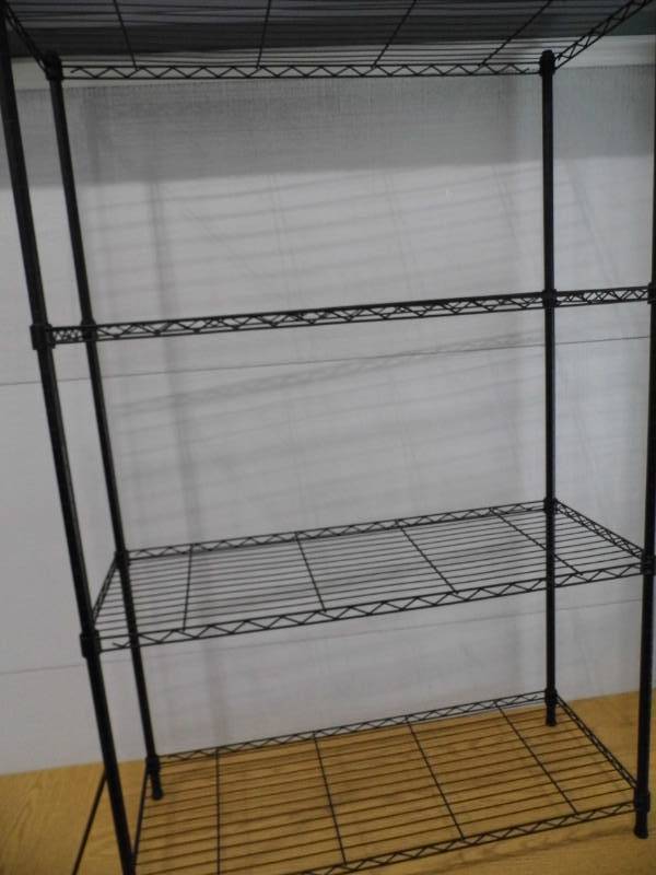 lot 166 image: Black Metro Style Racking
