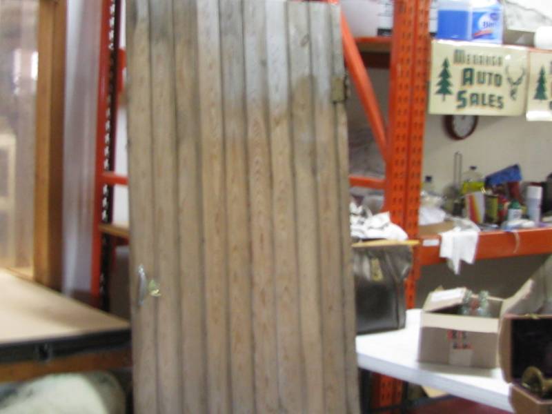 lot 27 image: Old Cupboard Door