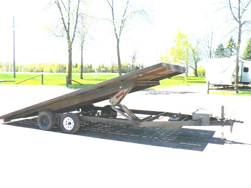 12 Volt Hydraulic Tilt Bed Trailer 8 6 x 18