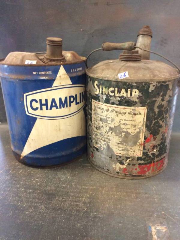 Vintage Oil Cans