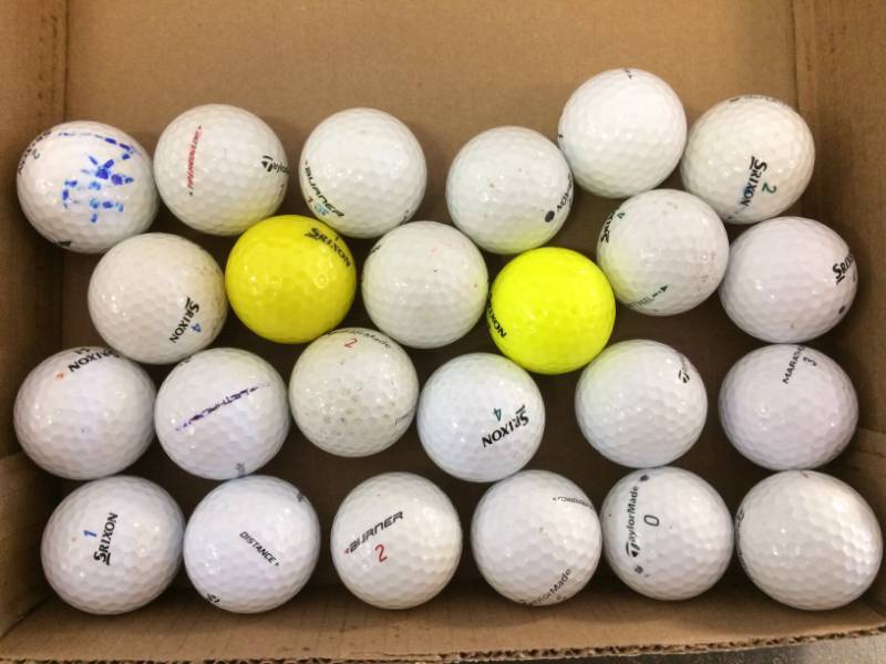 Srixon and TaylorMade Golf Balls