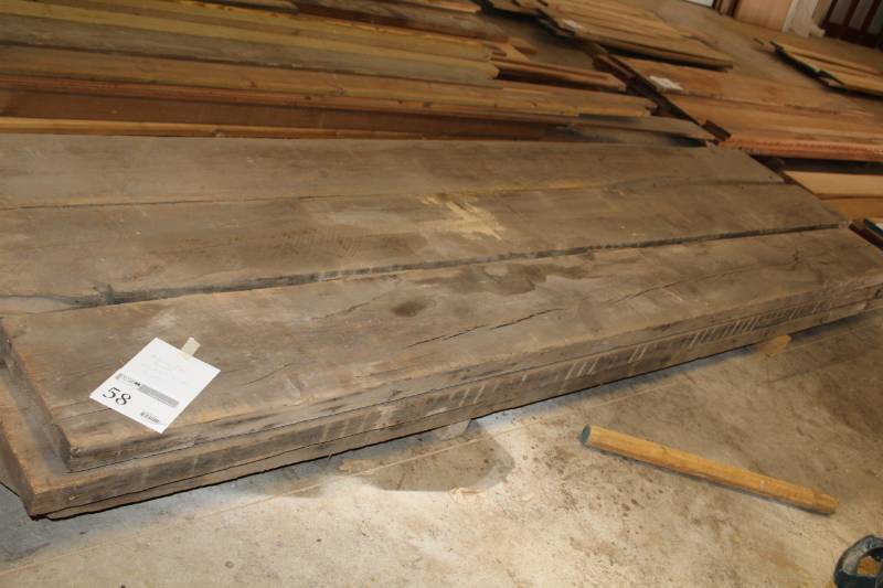 lot 58 image: Antique Pine Wood Boards