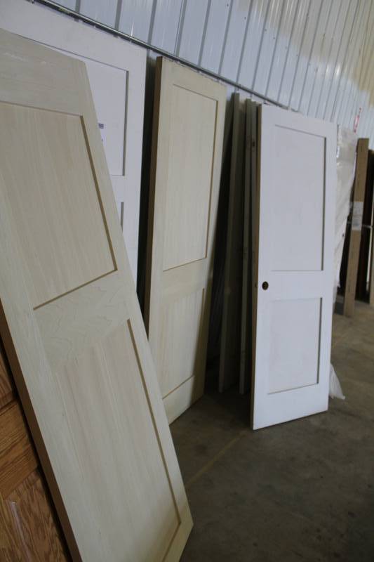 lot 46 image: Lot of (3) 2-Panel House Interior Doors