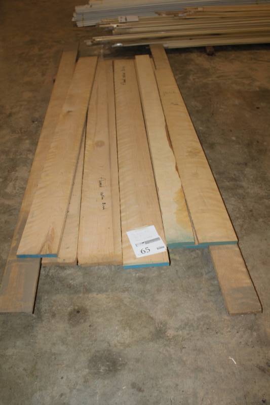 lot 65 image: Curly Birch Wood Boards