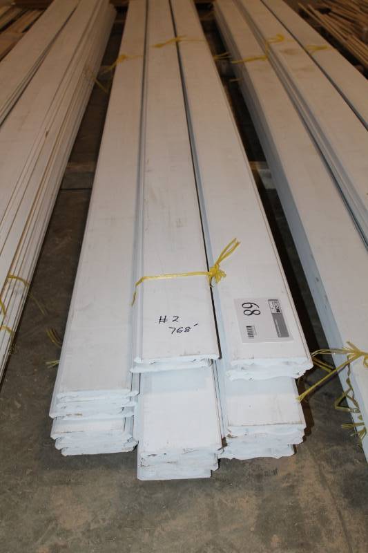lot 68 image: Primed Poplar Wood Crown Moulding