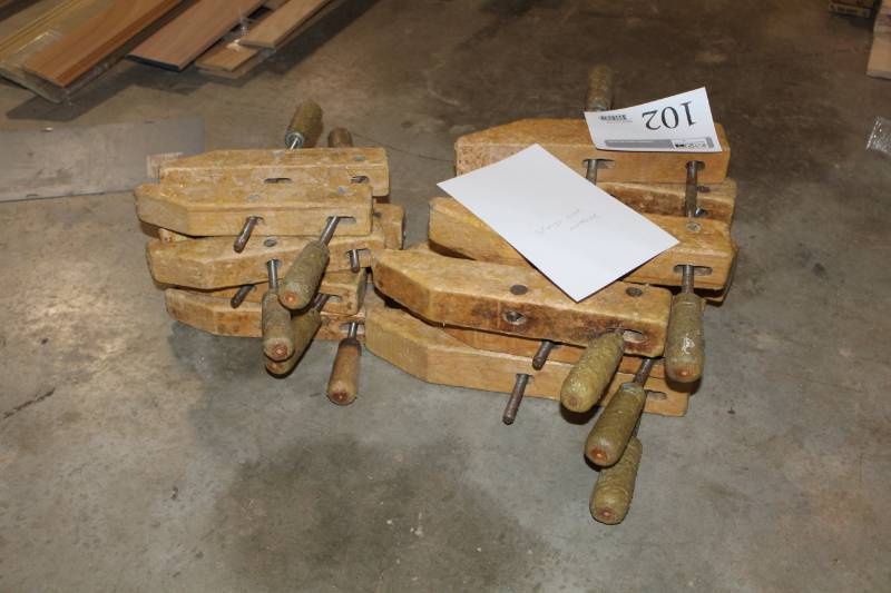 lot 102 image: Jorgenson Wood Clamps