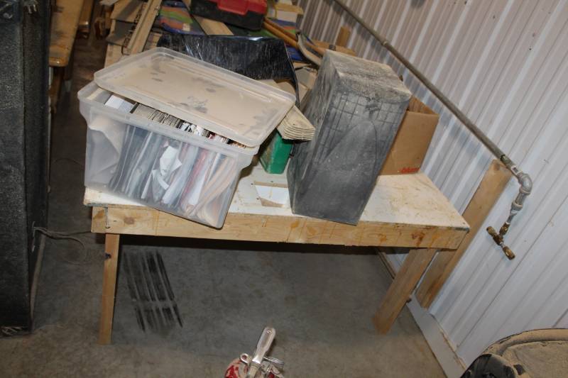lot 105 image: Wood Shop Table
